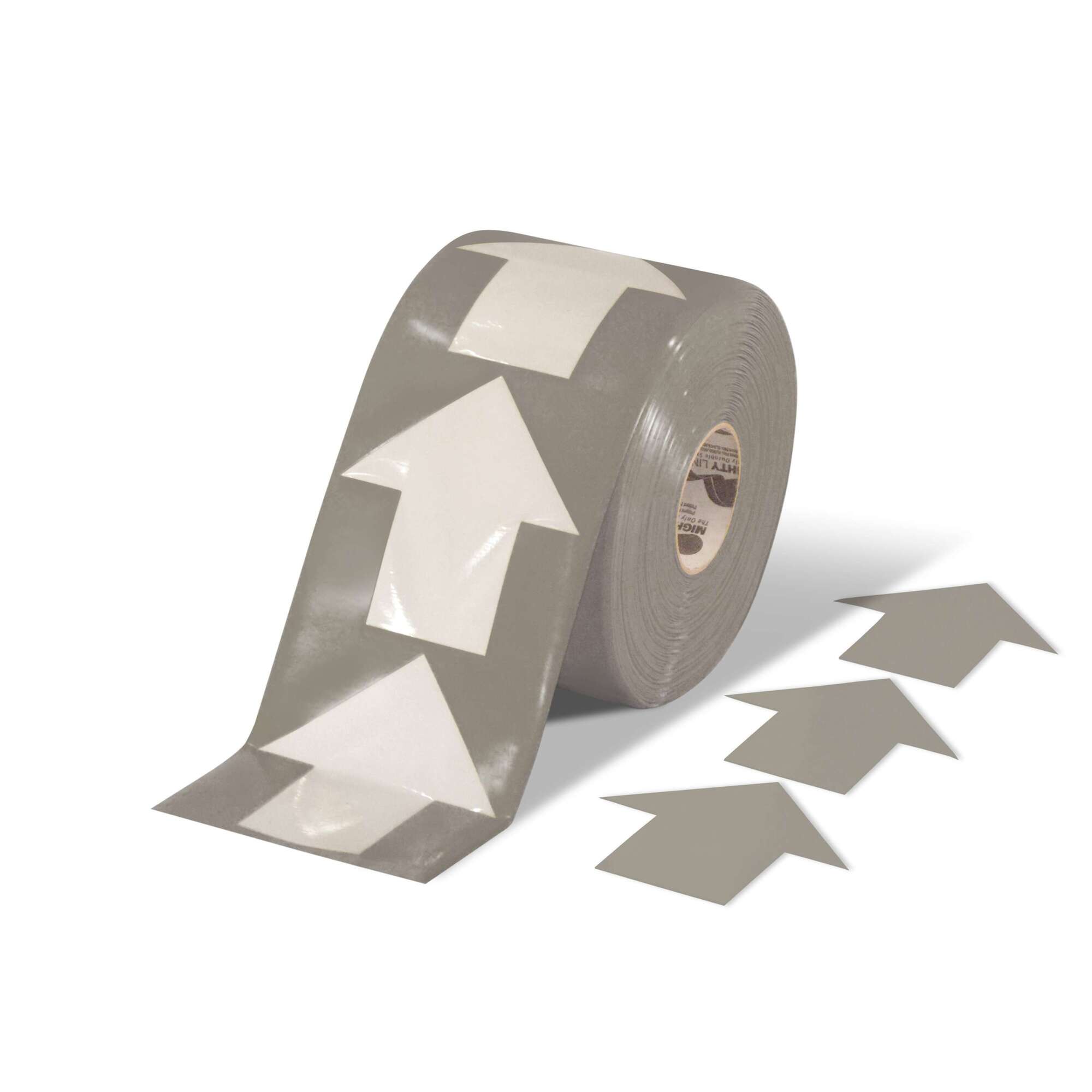 Mighty Line Solid Gray Arrow Roll — 5.5in. Wide, 200 Arrows, Heavy-Duty Vinyl, Model# 6ARGRY